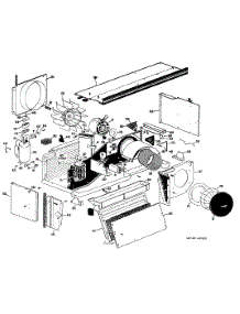 02 - Room Air Conditioner parts for Ge Air Conditioner A3B668EVAST1 from AppliancePartsPros.com