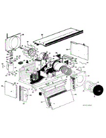 02 - Room Air Conditioner parts for Ge Air Conditioner A3B669DJAST1 from AppliancePartsPros.com