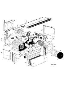 02 - Room Air Conditioner parts for Ge Air Conditioner A4B568DGFSQ1 from AppliancePartsPros.com