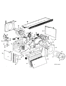 02 - Section2 parts for Ge Air Conditioner A3B708DXALD1 from AppliancePartsPros.com
