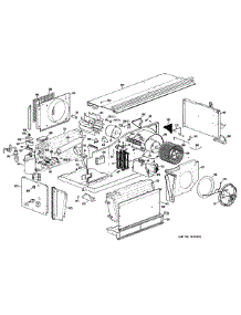 02 - Section2 parts for Ge Air Conditioner A3B588DEALQ1 from AppliancePartsPros.com