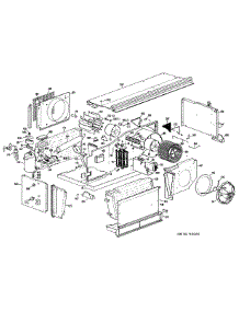 02 - Section2 parts for Ge Air Conditioner A3B689DAASW1 from AppliancePartsPros.com