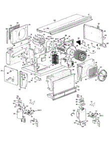 02 - Section2 parts for Ge Air Conditioner A3B598DJALQ1 from AppliancePartsPros.com