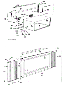 02 - Section2 parts for Ge Air Conditioner AJ906LSL1 from AppliancePartsPros.com