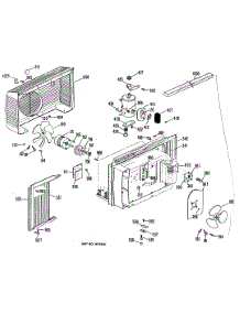 02 - Section2 parts for Ge Air Conditioner AT506FSK1 from AppliancePartsPros.com