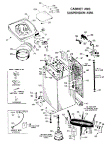 04 - Cabinet And Suspension Asm. parts for Ge Washer WWA8324BAL from AppliancePartsPros.com