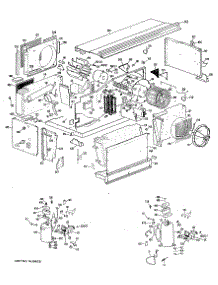 02 - Section2 parts for Ge Air Conditioner A2B389DECS2Y from AppliancePartsPros.com