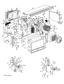 02 - Section2 parts for Ge Air Conditioner A2B683ESASW2 from AppliancePartsPros.com