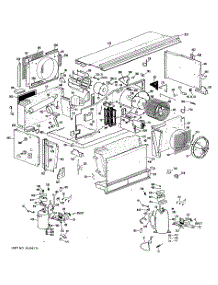 02 - Section2 parts for Ge Air Conditioner A3B693DAAS1Y from AppliancePartsPros.com