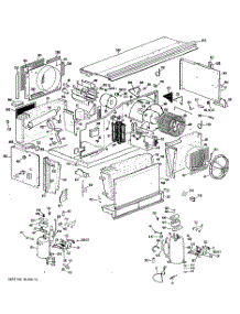 02 - Section2 parts for Ge Air Conditioner A3B598DAALQ2 from AppliancePartsPros.com