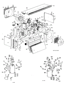 03 - Section3 parts for Ge Air Conditioner A2B678DAES1Y from AppliancePartsPros.com