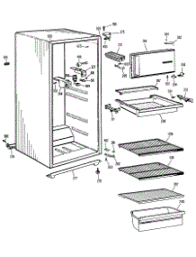02 - Section2 parts for Ge Refrigerator SSD11CJBRWH from AppliancePartsPros.com
