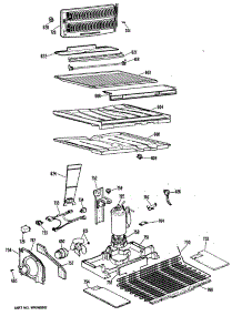 05 - Section5 parts for Ge Refrigerator CTX22DKBR from AppliancePartsPros.com