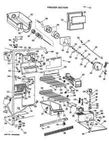 03 - Freezer Section parts for Ge Refrigerator CSX27DLP from AppliancePartsPros.com