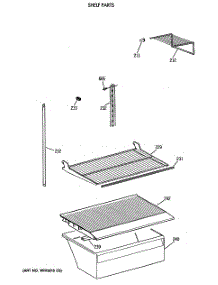 04 - Shelf Parts parts for Ge Refrigerator CTX18CIXBLWW from AppliancePartsPros.com