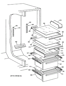 05 - Section5 parts for Ge Refrigerator MSK27DHTCWH from AppliancePartsPros.com