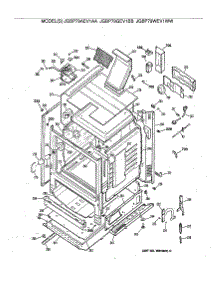 03 - Section3 parts for Ge Range JGBP79WEV1WW from AppliancePartsPros.com