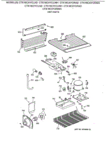 03 - Unit Parts parts for Ge Refrigerator CTX16CIYCRWH from AppliancePartsPros.com