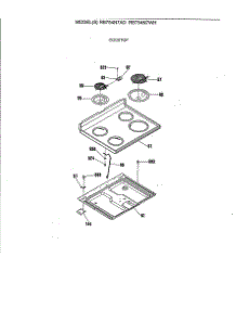 02 - Cooktop parts for Ge Range RB754N7WH from AppliancePartsPros.com