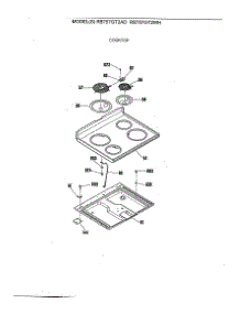 03 - Cooktop parts for Ge Range RB757GT2WH from AppliancePartsPros.com