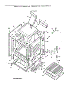 03 - Body Parts parts for Ge Range RGB526ET3AD from AppliancePartsPros.com