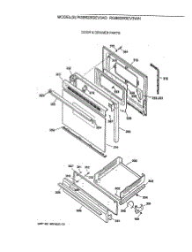 04 - Door & Drawer Parts parts for Ge Range RGB628GEV3WH from AppliancePartsPros.com