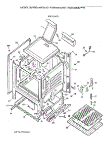 03 - Body Parts parts for Ge Range RGB526ET2AD from AppliancePartsPros.com