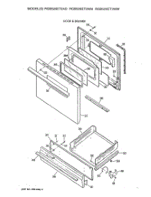04 - Door & Drawer parts for Ge Range RGB526ET2WH from AppliancePartsPros.com