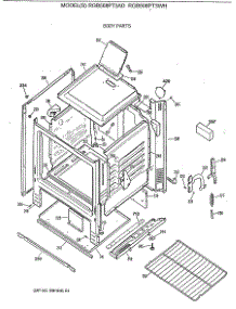 03 - Body Parts parts for Ge Range RGB508PT3WH from AppliancePartsPros.com
