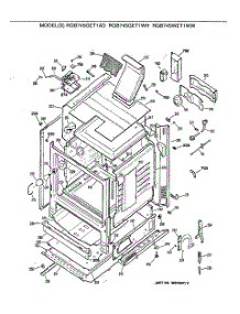 03 - Section3 parts for Ge Range RGB745GET1WH from AppliancePartsPros.com
