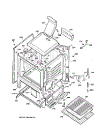03 - Body Parts parts for Ge Range RGB530BEW3WH from AppliancePartsPros.com