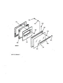 04 - Door parts for Ge Range RB557GY1WH from AppliancePartsPros.com