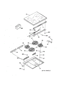 02 - Cooktop parts for Ge Range RB787GY1BB from AppliancePartsPros.com