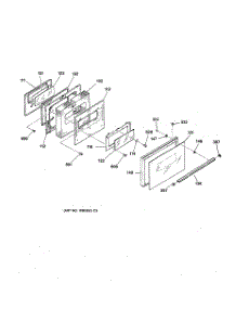 04 - Door parts for Ge Range RB787GY1BB from AppliancePartsPros.com