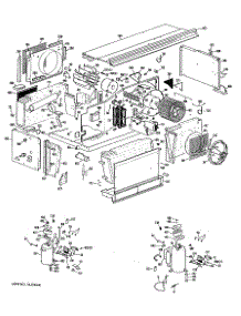 02 - Section2 parts for Ge Air Conditioner A3B789DGELD3 from AppliancePartsPros.com