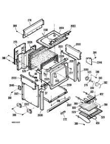 02 - Section2 parts for Ge Range RF502GH3 from AppliancePartsPros.com