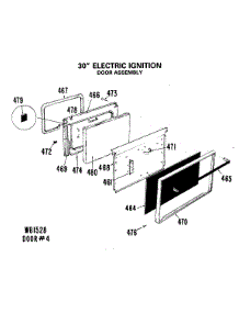 03 - 30`` Electric Ignition parts for Ge Range RGB744GEJ3 from AppliancePartsPros.com