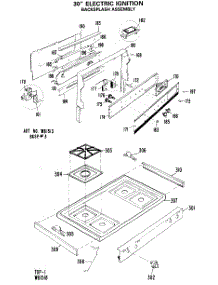 02 - 30`` Electric Ignition parts for Ge Range RGB746GEJ7 from AppliancePartsPros.com