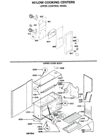 04 - Hi / Low Cooking Centers parts for Ge Range RGH647GEJ3 from AppliancePartsPros.com