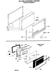 05 - Hi / Low Cooking Center parts for Ge Range RGH647GEJ3 from AppliancePartsPros.com