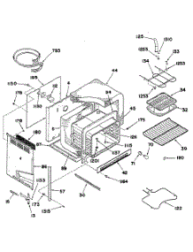 03 - Section3 parts for Ge Range RF512G0L1 from AppliancePartsPros.com