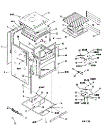 03 - Section3 parts for Ge Range RGJ616GEL2 from AppliancePartsPros.com