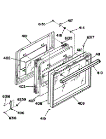 04 - Section4 parts for Ge Range RGJ616GEL2 from AppliancePartsPros.com