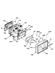 05 - Section5 parts for Ge Range RF725GL2 from AppliancePartsPros.com