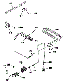 02 - Section2 parts for Ge Range RGJ616GEL3 from AppliancePartsPros.com