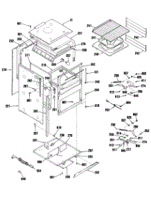 03 - Section3 parts for Ge Range RGJ515GEL3 from AppliancePartsPros.com
