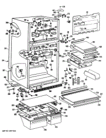 03 - Section3 parts for Ge Refrigerator CTX22DMRLAD from AppliancePartsPros.com