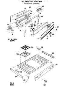 02 - 30`` Electric Ignition parts for Ge Range RGB746GEJA from AppliancePartsPros.com