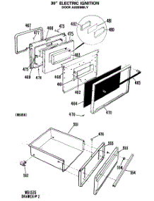 03 - 30`` Electric Ignition parts for Ge Range RGB746GEJA from AppliancePartsPros.com