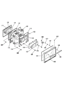 05 - Section5 parts for Ge Range RF725GP1 from AppliancePartsPros.com